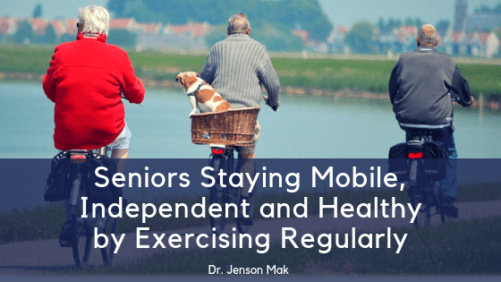 Seniors staying Mobile, Independent and Healthy by Exercising Regularly
